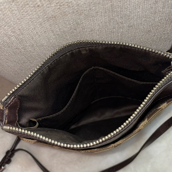 Coach CC Signature Monogram Adjustable Shoulder Strap Crossbody Tote Bag Purse - Picture 10 of 17